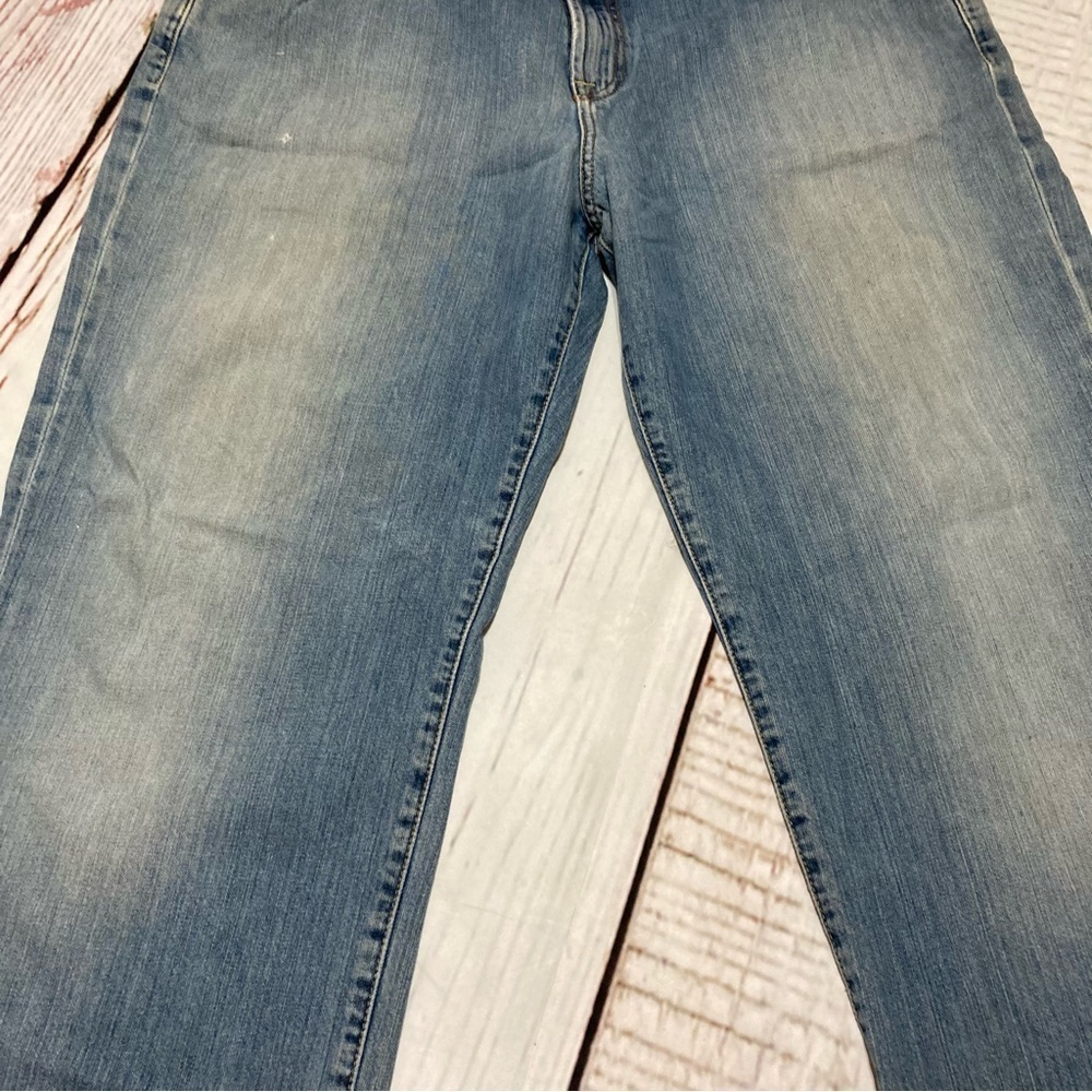 Lucky Brand Dungarees By Gene Montesano  40x32 Trucker Straight Leg Zipper Fly - Picture 11 of 12